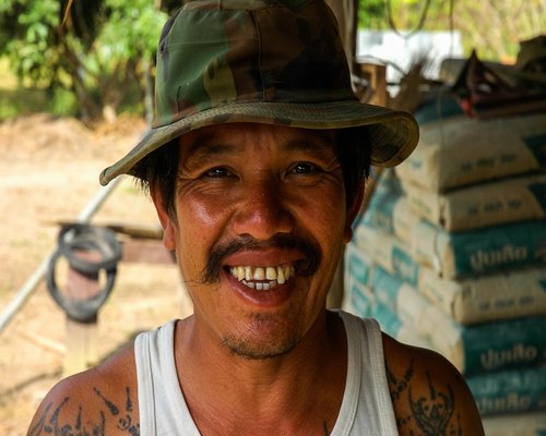 Portrait of Indonesian man smiling